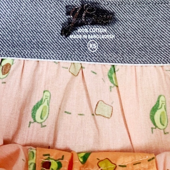 NWT J. Crew Men’s Avocado Print Cotton Boxers Underwear Orange - Picture 3 of 5